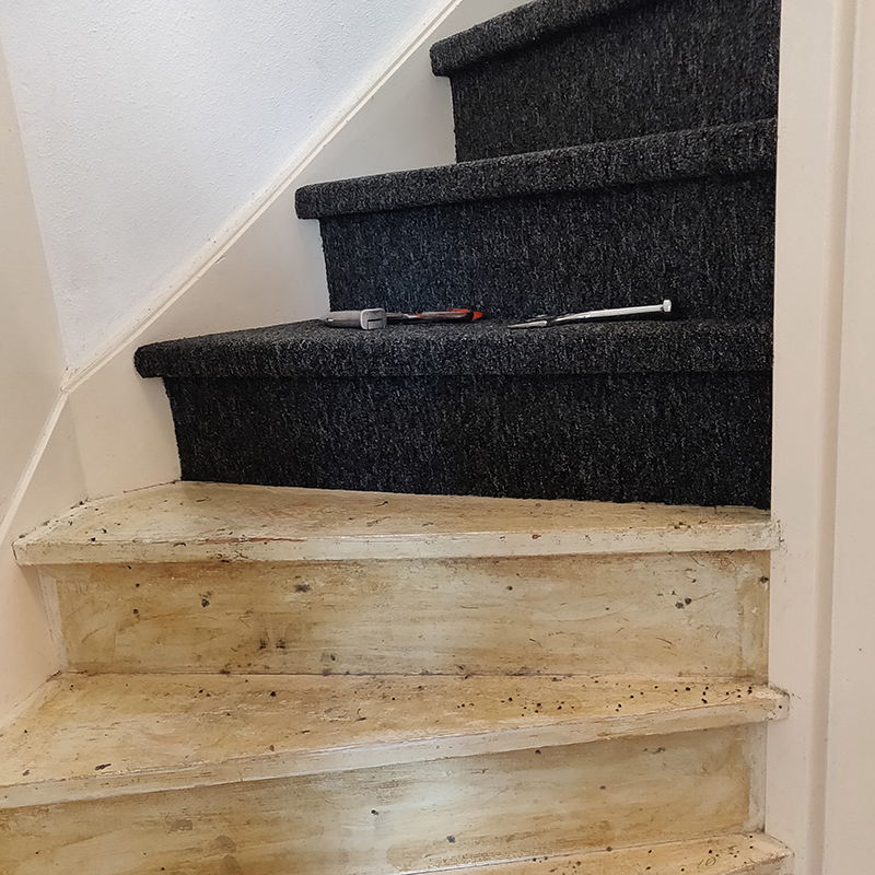 trapbekleding tapijt